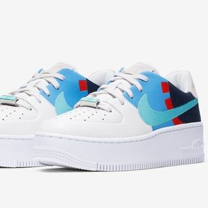 Nike Air Force One Sage Low Basketball- Platform